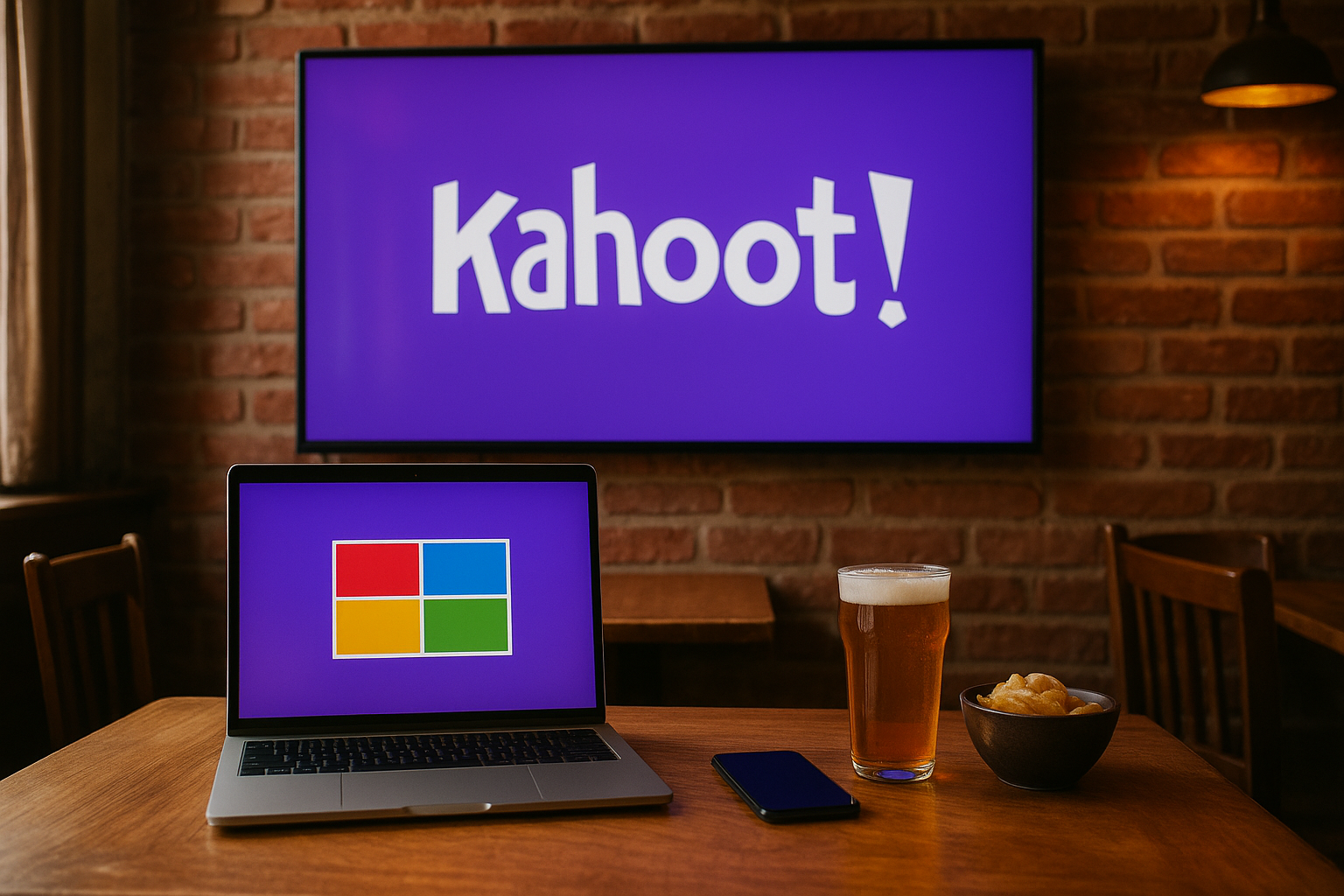 Foto bij De voordelen van een Kahoot pubquiz voor events en borrels
